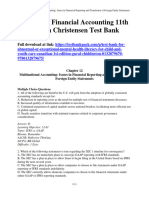 Advanced Financial Accounting 11th Edition Christensen Test Bank Download