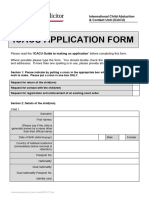 International Child Abduction Contact Unit Application Form