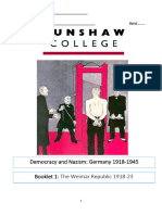 Booklet 1 - The Weimar Republic 1918-23