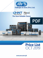 Chint Price List OCT 2019 AVS