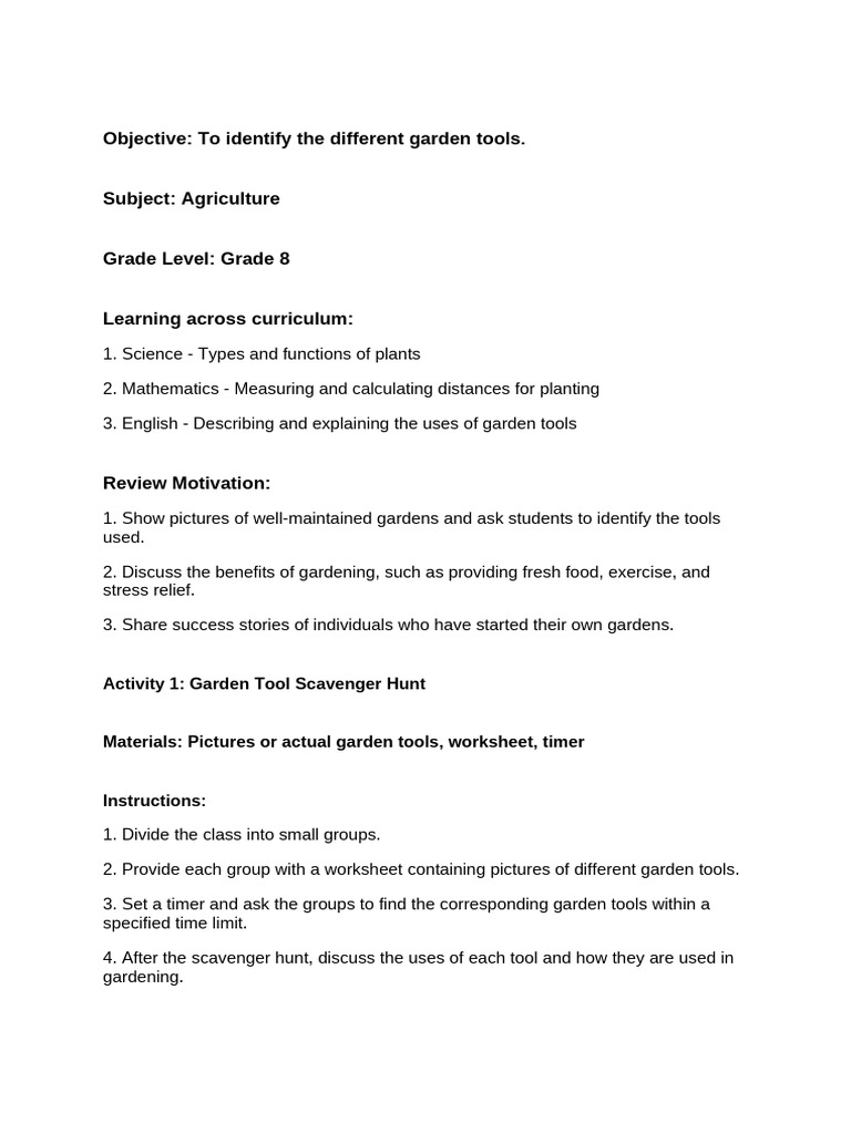 Lesson plan download free pdf tools rubric academic 