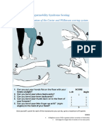 Hypermobility Syndrome Scoring