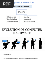 Hardware Evolution of Computer