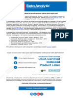 Come Richiedere La Certificazione USDA BioPreferred® - Beta Analytic