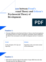 Differences Between Freud and Erikson Theory