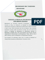 Tangazo Orodha Ya Madalali Na Wasambaza Nyaraka Wa Mahakama Walio Hai 2022 - 2023