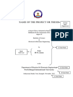 Final Thesis or Project Book Format