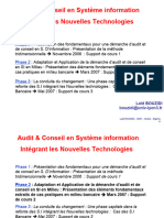 Audit & Conseil en SI Et NT Phase 2 Cas Bancaire Mars 2007
