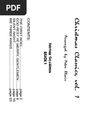 Christmas Classics Vol 1 - Complete | PDF