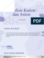 Analisis Kation Dan Anion