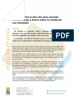 18.09.23 NP Buen Avance de Las Obras Del Paso Elevado Sobre La Rambla de Las Canalejas Entre El Largo y Grima