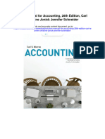 Solution Manual For Accounting 28th Edition Carl Warren Christine Jonick Jennifer Schneider