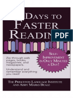 10 Days To Faster Reading