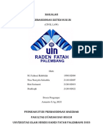 MAKALAH Perbandingan Sistem Hukum Kel.1 (Civil Law)