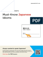 Japanese Idiomspdf