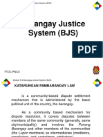 Barangay Justice System