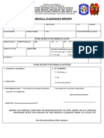 Npdmdu PFT Clearance Form 2023