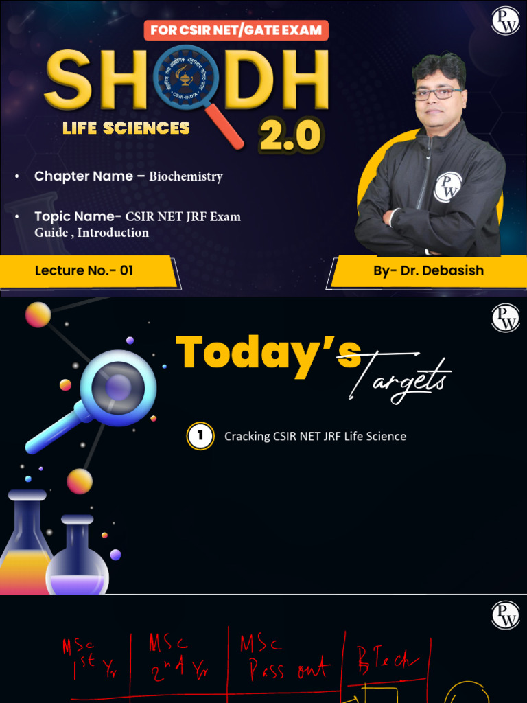 CSIR NET Biochemistry Guide | PDF | Science & Mathematics | Computers