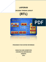 Laporan RTL Sistem Informasi FIK 2021 2022