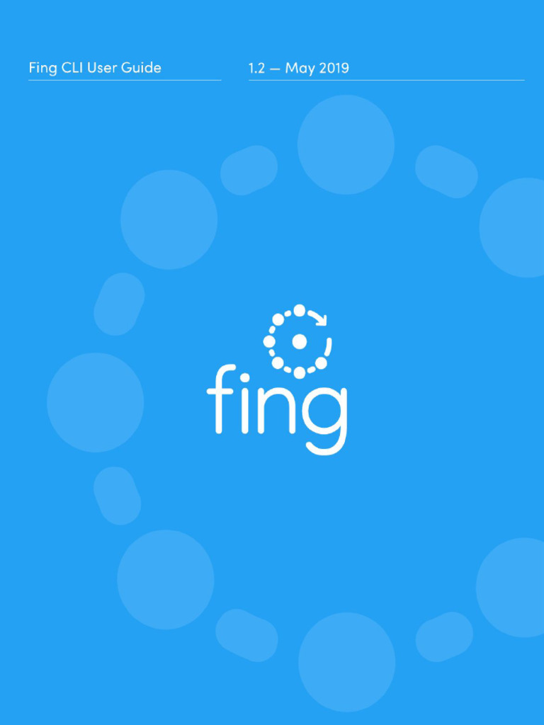 Fing cli user guide 1 2 download free pdf command line interface