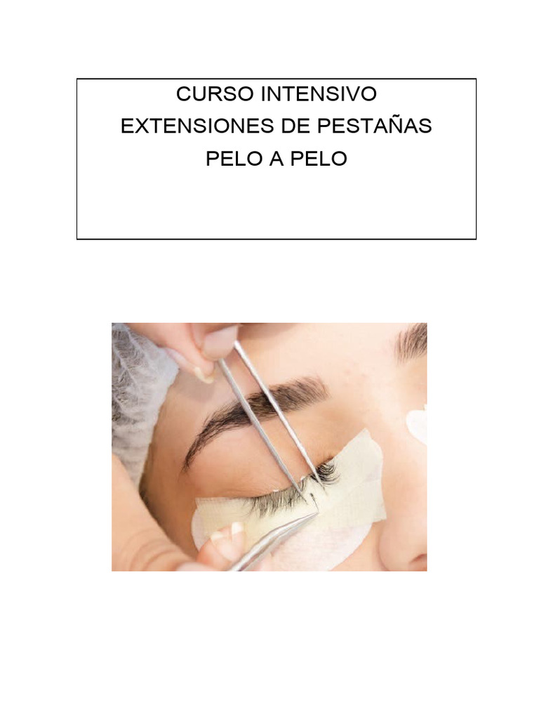 Curso Intensivo de Extensiones de Pestañas | PDF | Pelo | Apariencia humana