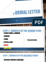 Formal Letter