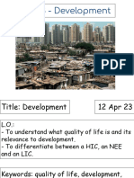 L001 World Development