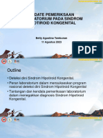 Dr. Betty Agustina, SP - PK (K) - Update Pemeriksaan Lab Pada Sindrom Hipotiroid Kongenital