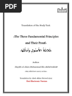 The Three Fundamental Principles Shaykh Muhammad Bin Abdil Wahhab