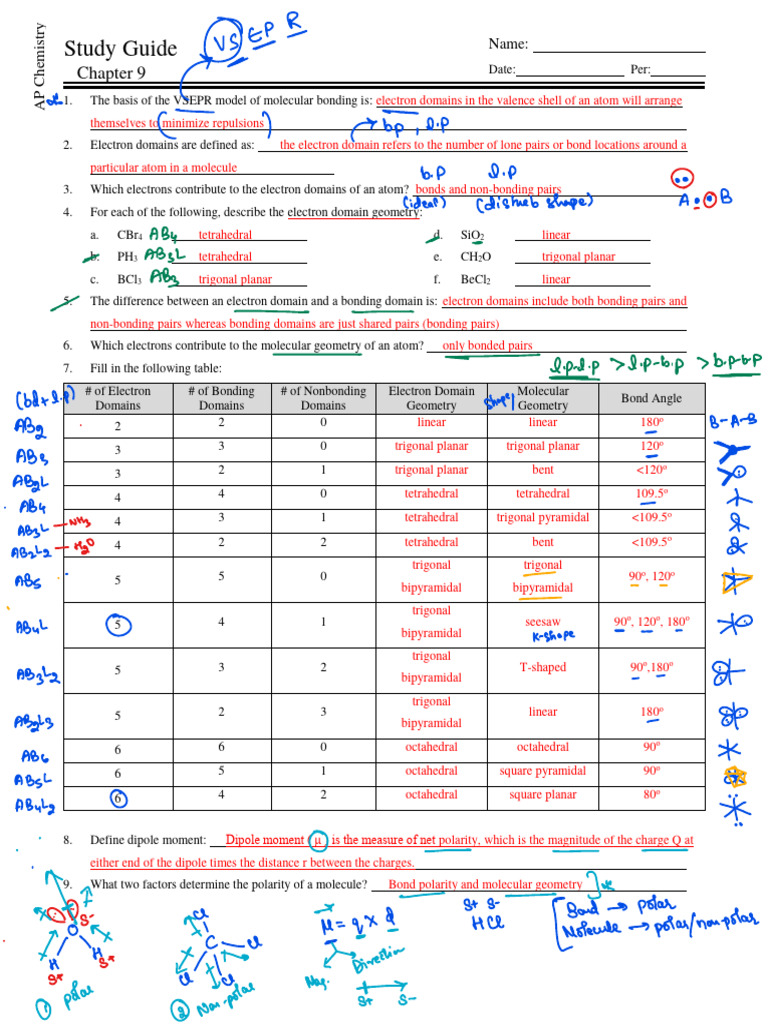 Chapter 09 - Study Guide Answers | PDF