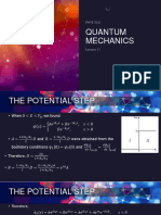 Quantum Mechanics L11