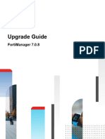 Fortimanager v7.0.8 Upgrade Guide