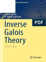 Inverse Galois Theory: Gunter Malle B. Heinrich Matzat