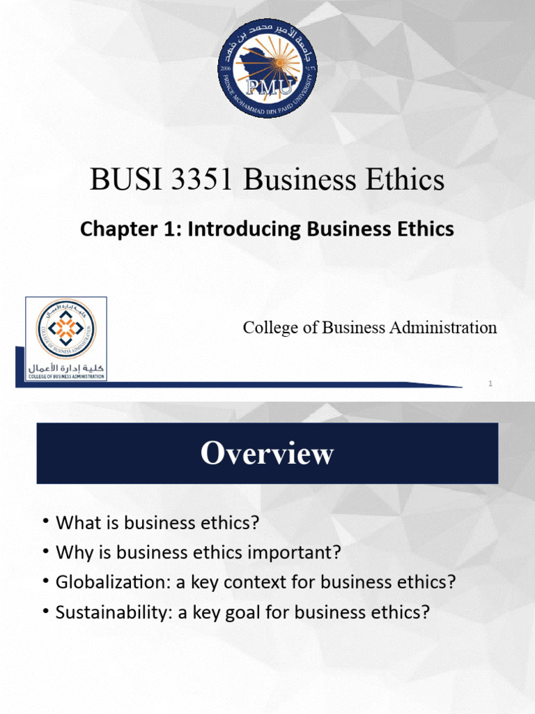 Introduction to Business Ethics | PDF | Business Ethics | Sustainability