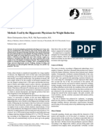 Christopoulou-Aletra 2004 Methods Used by The Hippocratic Physicians For Weight Reduction