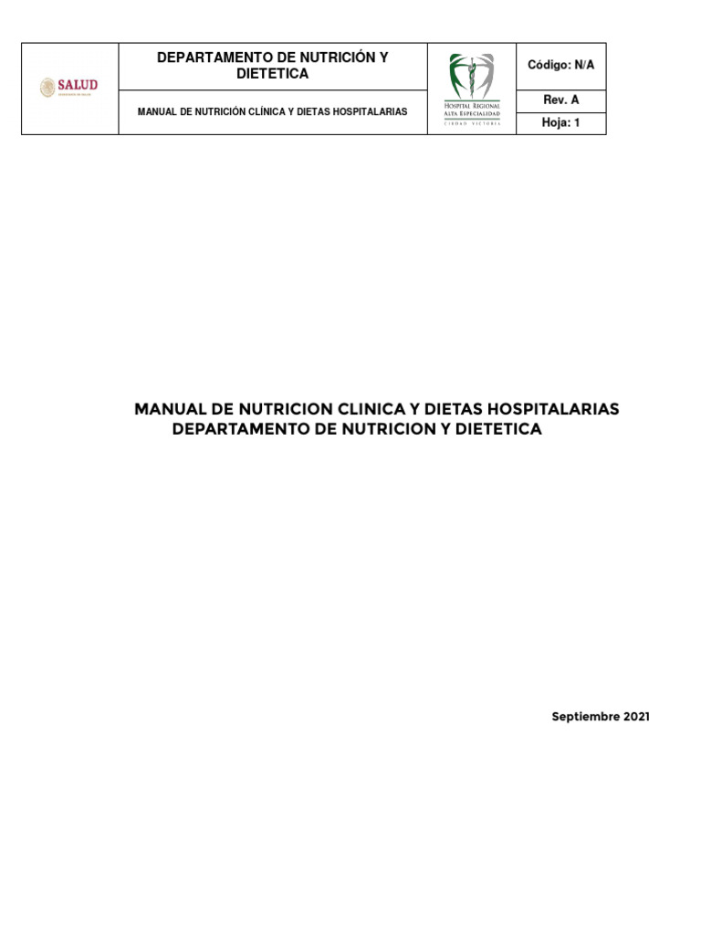 Manual de Nutricin y Dietetica 20211206 0917 | PDF | Nutrición | Dieta ...
