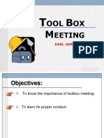 1 - COSH-Tool Box Meeting