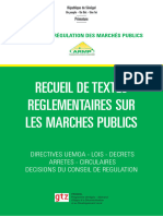 Recueil de Textes Reglementaires Sur Les Marches Publics O2
