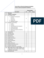 1 Contractor Quality Control Plan For Electrical Equipment Installation