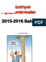 Endüstriyel Ağaçlandırmalar: 2015-2016 Bahar