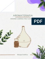 Aromaterapia: Arianna Sabrina Páez Guerrero