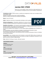 Formation La Norme ISO 17020
