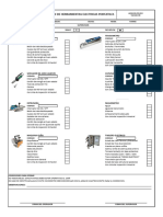 Check List de Herramientas Eléctricas