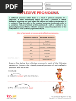 Reflexive Possessive Pronouns Worksheets For Grade 2