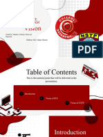 Red White Modern Illustrative Business Company Profile Presentation