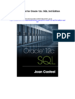 Solution Manual For Oracle 12c SQL 3rd Edition Casteel