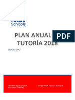 PLAN ANUAL de TUTORIA 2018 - Sexto Grado de Primaria