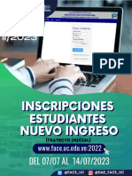 Inscripción Nuevo Ingreso