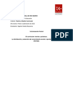 El Currículum: Teorías y Prácticas. La Distribución y Selección Del Conocimiento Escolar. Aportes para Un Primer Abordaje.