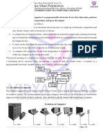 Fundamentals of Computer 20CS11T Chapter 3